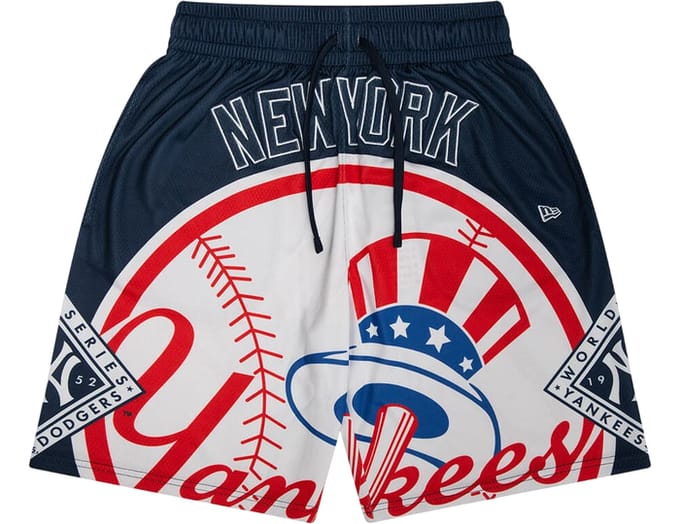 New Era New York Yankees Korte Broek Blauw