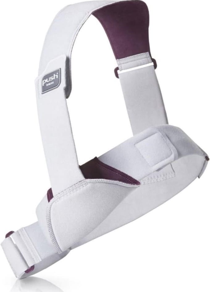 Push Med Schouderbrace Plus - Grijs - Rechts - Maat 1
