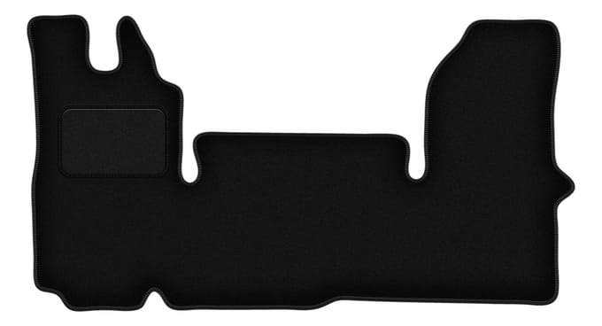 Bestuurdersmat zwart voor: Renault Master II Levering (2003-2010)