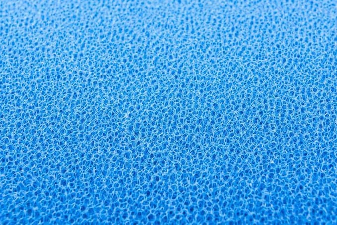 Filterschuim - Grof - Blauw - 50x50x 2cm