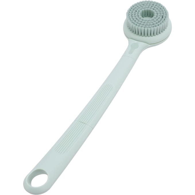 Elektrische Doucheborstel voor Lichaam Automatisch Lange Steel Waterdicht Oplaadbaar 4 Niveaus Vibratie white