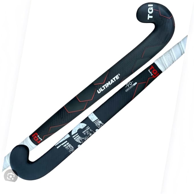 Hockey Stick TGI | Carbon | 34 | zwart-Rood | Ultimate