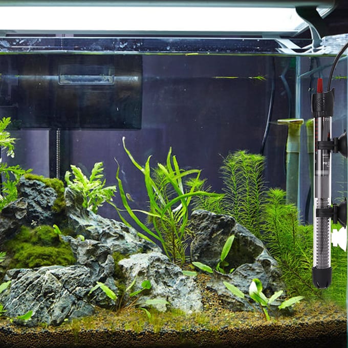 Aquarium Vis Tank Verwarming Onderdompelbare Vis Tank Verwarming Gevoelige Thermostaat Multi-hoek 25W US