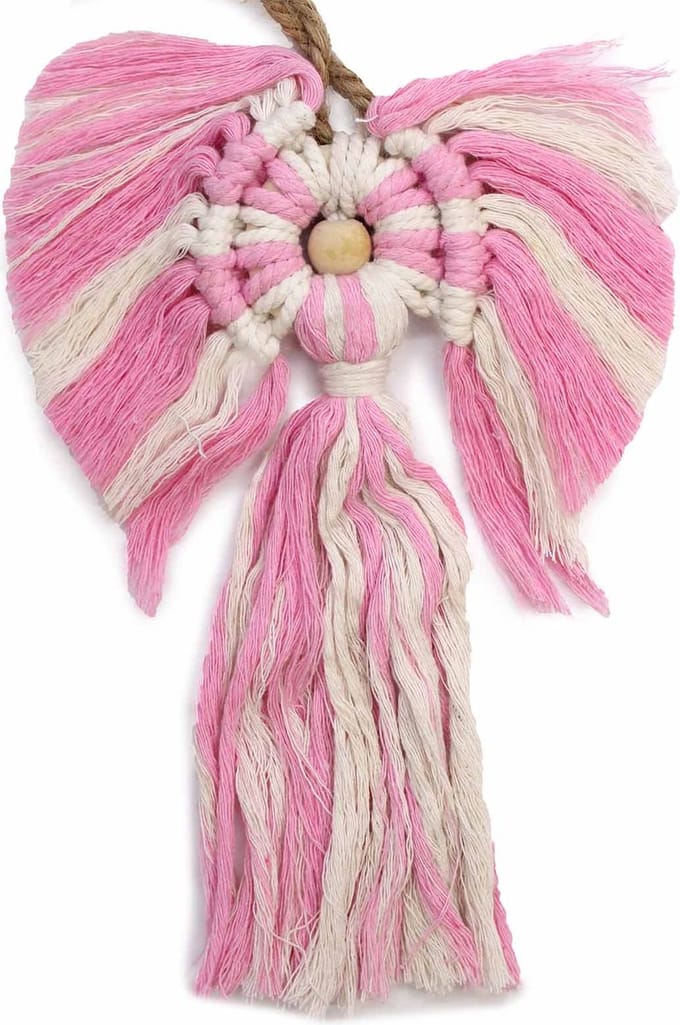 Macramé Engel - Beschermer (meisje)