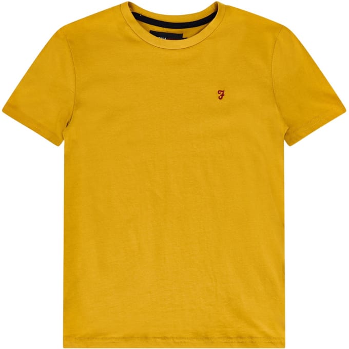 Farah Kinderen/Kinderen Denny Crew Hals T-shirt (Geel)