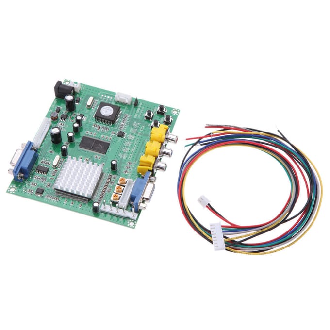 Convertisseur vidéo Portable GBS8200 5V, Module de relais actif faible à 1 canal, carte pour moniteur CRT LCD PDP vert