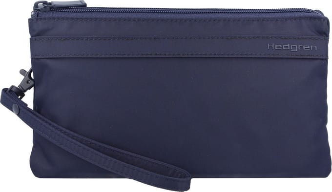 Hedgren Portemonnee Follis Franc 3 Zipper Pouch RFID XL Total Eclipse Donkerblauw