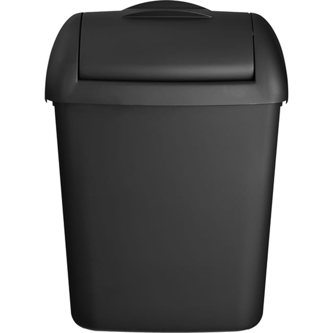 Dameshygiënebak Quartzline 8 liter zwart 441458