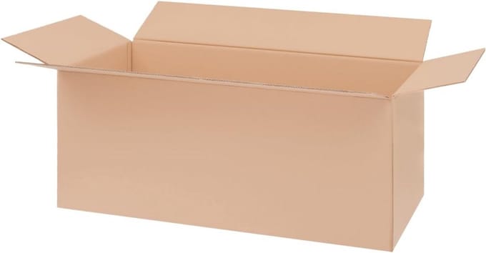 50x Stevige Verhuisdozen 2-Golf Karton Bruin 985x405x405mm voor Veilig Verzenden