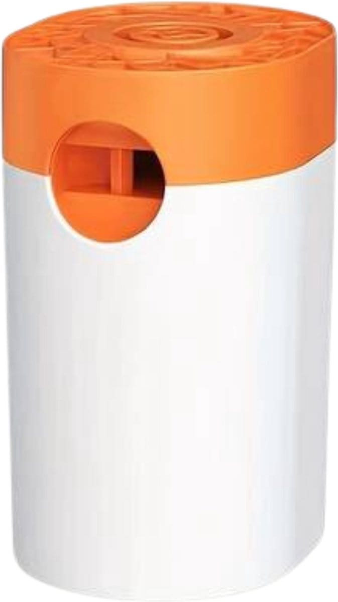 Livano Luchtbedpomp - OpblaaspompLucht Pomp - Luchtpomp - Camping Pomp - Draadloos - 2 in 1 - Wit met Oranje