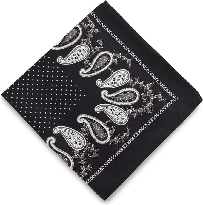 We Love Ties - Pochets - Pochet Paisley Dot - zwart / grijs / wit