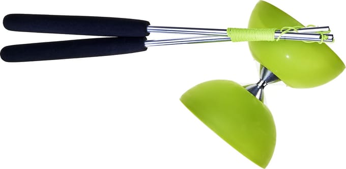 Acrobat Diabolo 105 Rubber Aluminium 12 X 10,5 Cm Groen