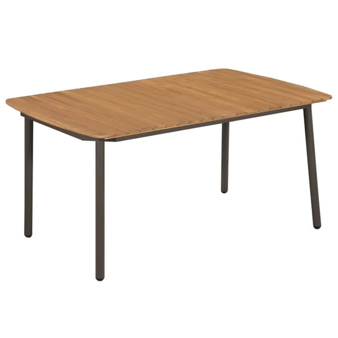 vidaXL - 5-delige - Tuinset - poly - rattan - zwart