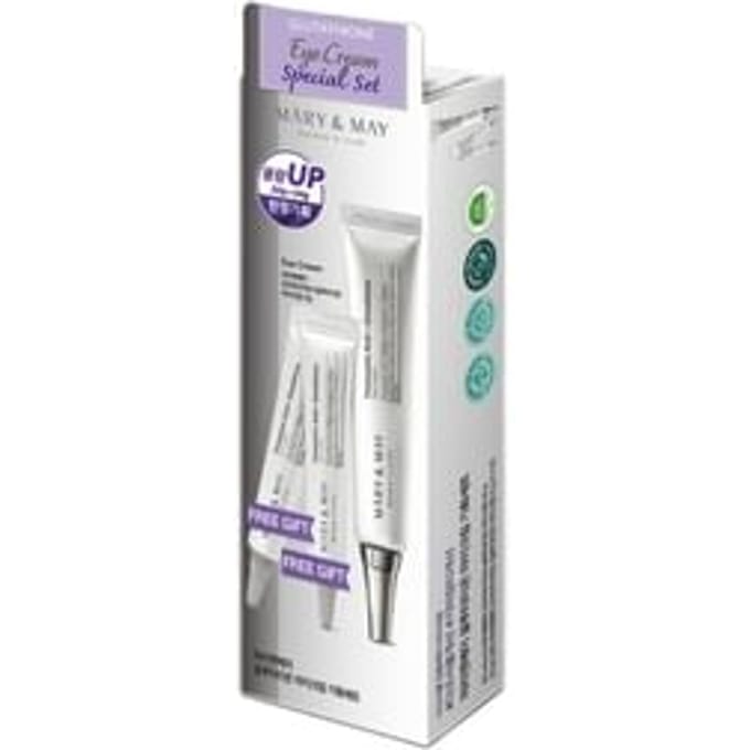 Mary&May Coffret Spécial Crème Yeux au Glutathion 30gr + 2*12gr MAGASIN AUTHENTIQUE white