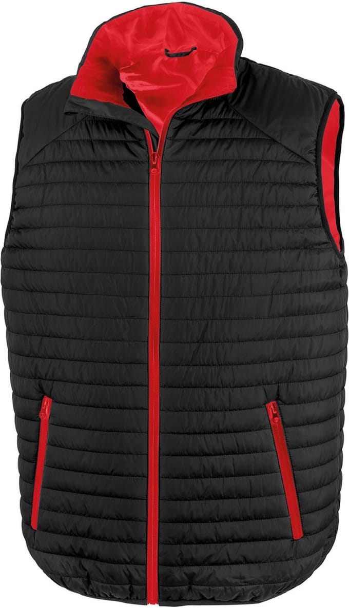 Result Bodywarmer Thermoquilt R239X - BLACK / RED - M