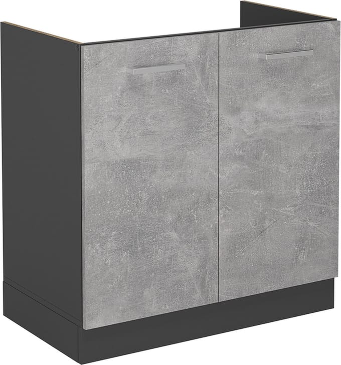 Vicco R-Line Wastafelkast – 80 cm zonder werkblad Beton