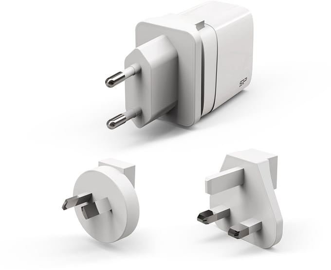 Silicon Power Boost Charger QM16 Universeel Wit AC Snel opladen Binnen