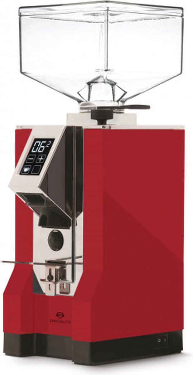Eureka Mignon Specialita koffiemolen 16CR rood-chroom
