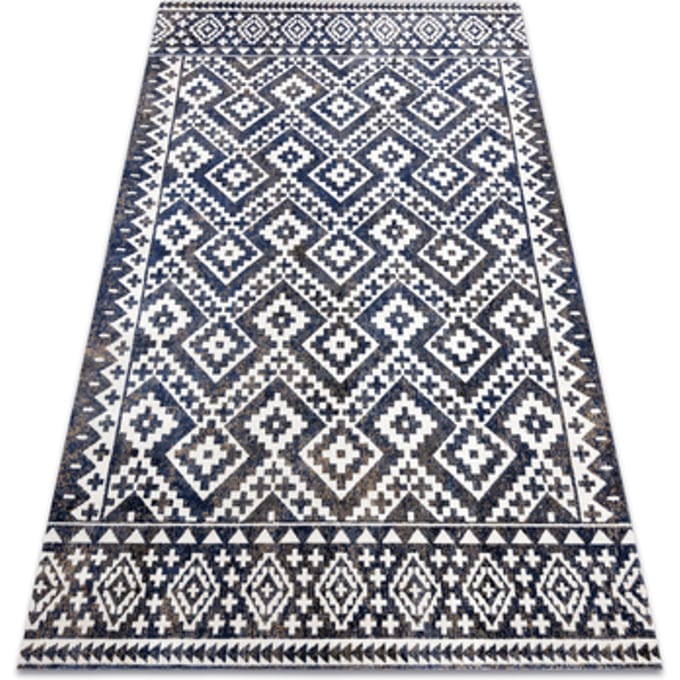 Kleden Rugsx Modern tapijt MUNDO E0561 diamonds, zigzag 3D 200x290 cm