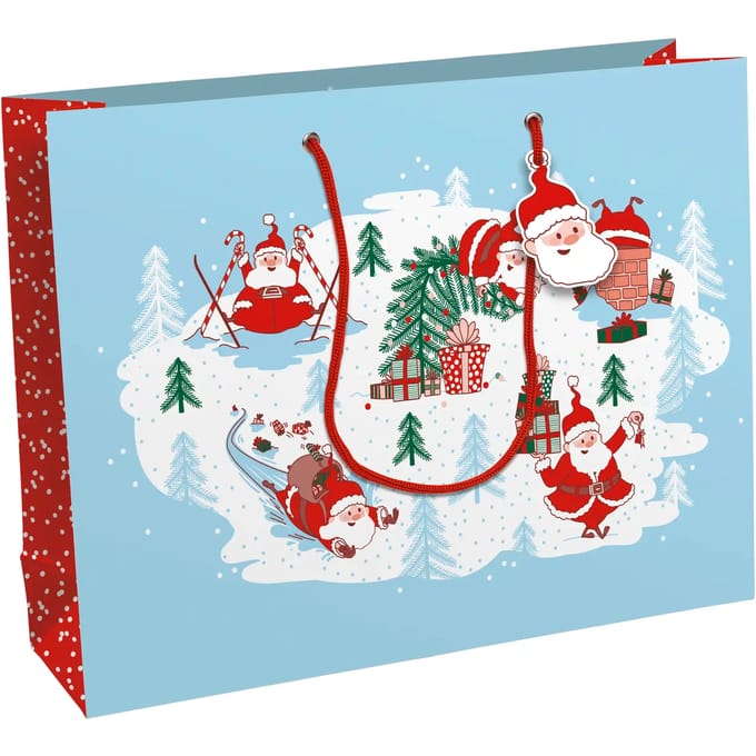 Cadeautasje kleine kerstman Décopatch Excellia
