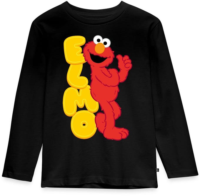 Sesamstraat Elmo Portret Premium T-Shirt Kinderen