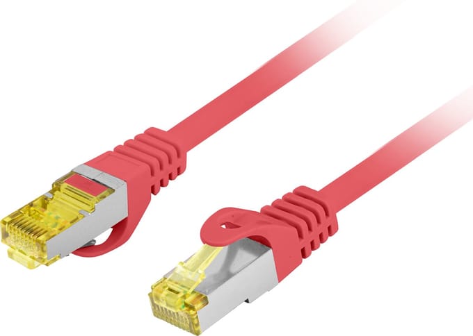 Lanberg - PCF6A-10CU-0100-R - Patchkabel - Cat6a - 1M - Rood