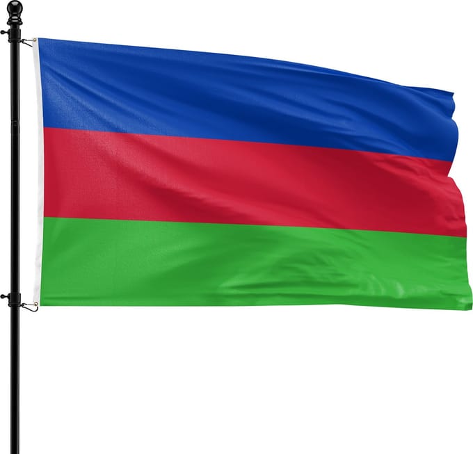 VlagDirect - Hellevoetsluis vlag - Gemeente Hellevoetsluis vlag - 90 x 150 cm.