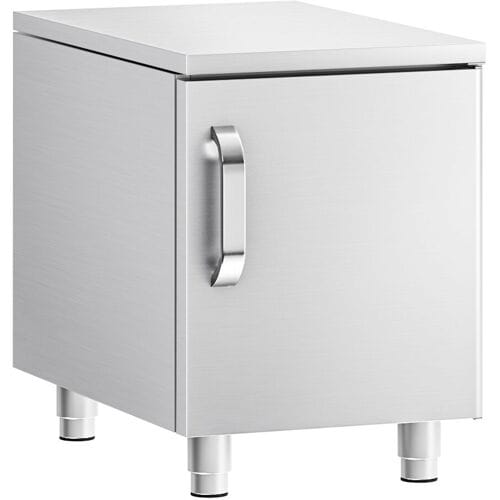 GGM Gastro Unterbau - 400mm - 1 Tür Zilver