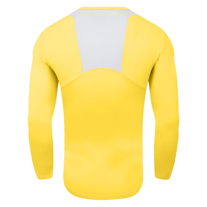 Umbro Heren Elite V Neck Base Layer Top (Geel)