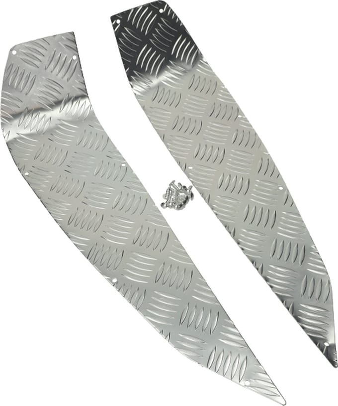 Treeplank set aluminium Mezoly voor MBK Nitro, Yamaha Aerox
