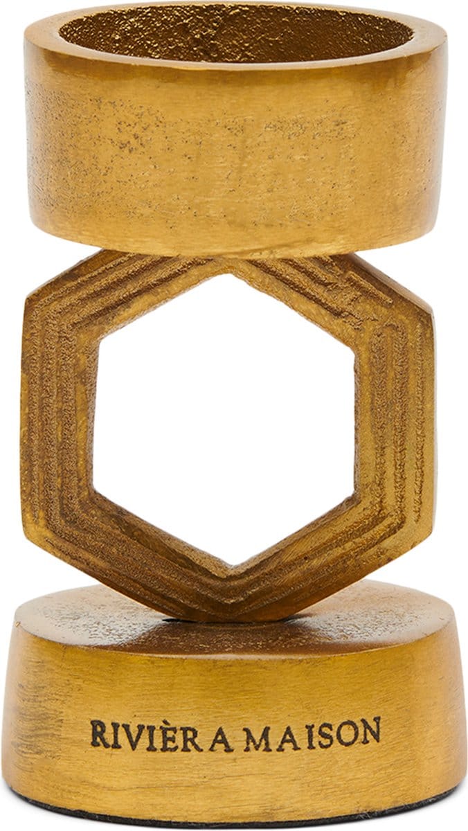 Riviera Maison Kandelaar Goud - RM Camelot Candle Holder M