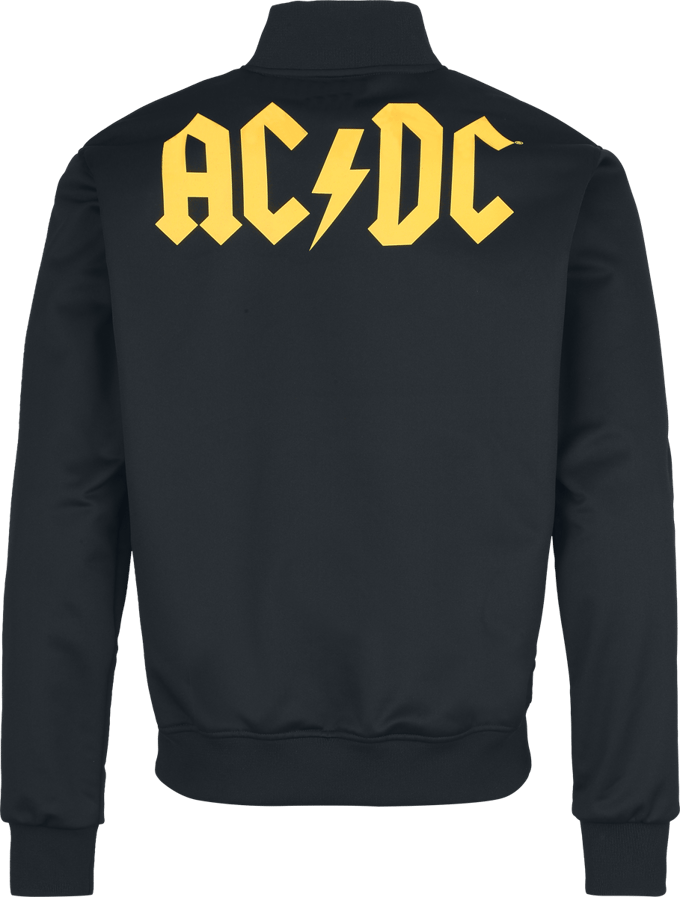 AC/DC Trainingsjas - Soccer Trackjacket - S tot 5XL - voor Mannen - zwart