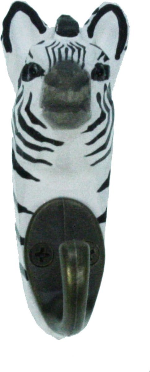 Haak Zebra, hout 3,5x5x9cm
