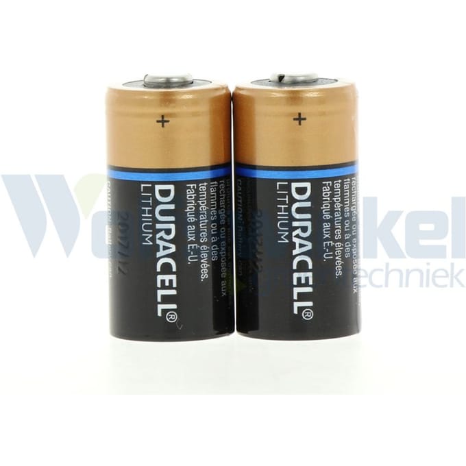 Duracell lithium cr123a batterij 2 stk