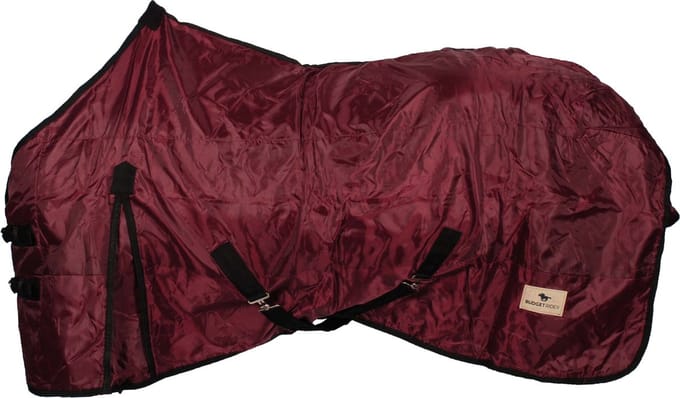 Budget Rider Fleece Gevoerde Staldeken - Maat: 185 - Bordeaux - Polyester
