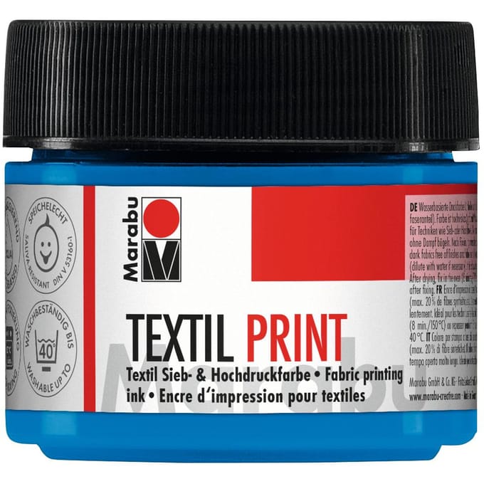 Marabu Textiel Print - Primair Cyaan