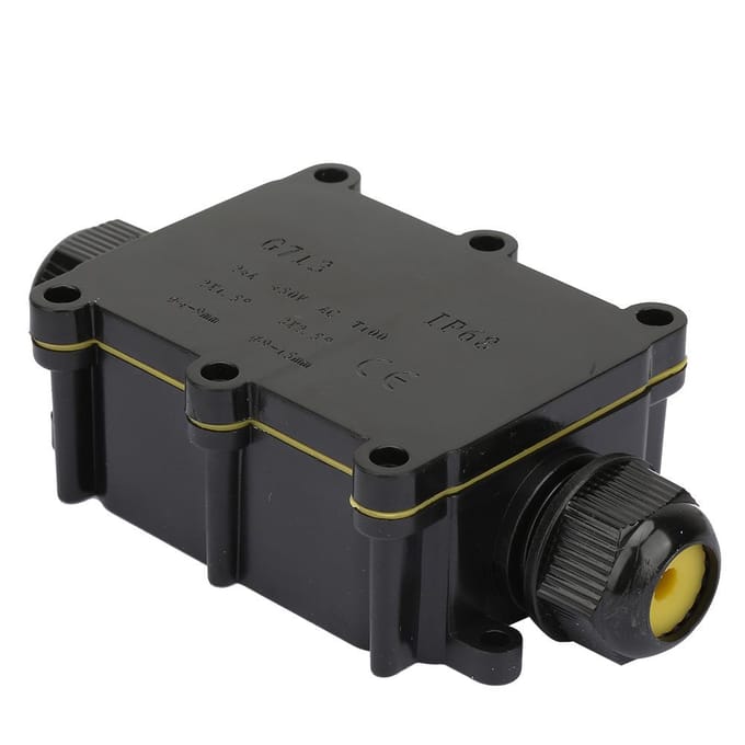 IP68 Waterdichte Lasdoos Elektrische Behuizing Kabelverbindingsklemmenblok (Tweerichtings)