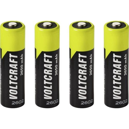 VOLTCRAFT Oplaadbare AA batterij (penlite) NiMH 2650 mAh 1.2 V 4 stuk(s)