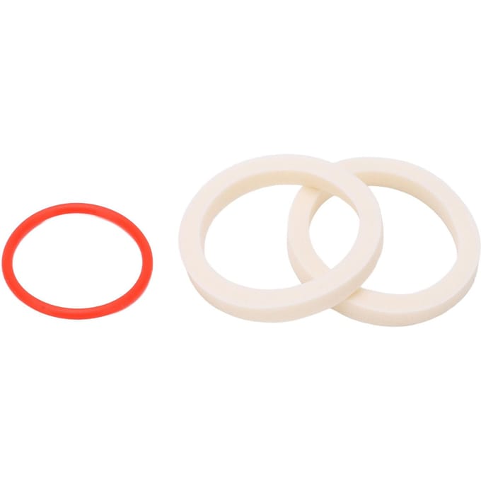 RISK 2pcs Anneau Éponge de Fourche Avant de Vélo Mousse Huilée Joint d'Absorption VTT Accessoires de Fourches 32mm white
