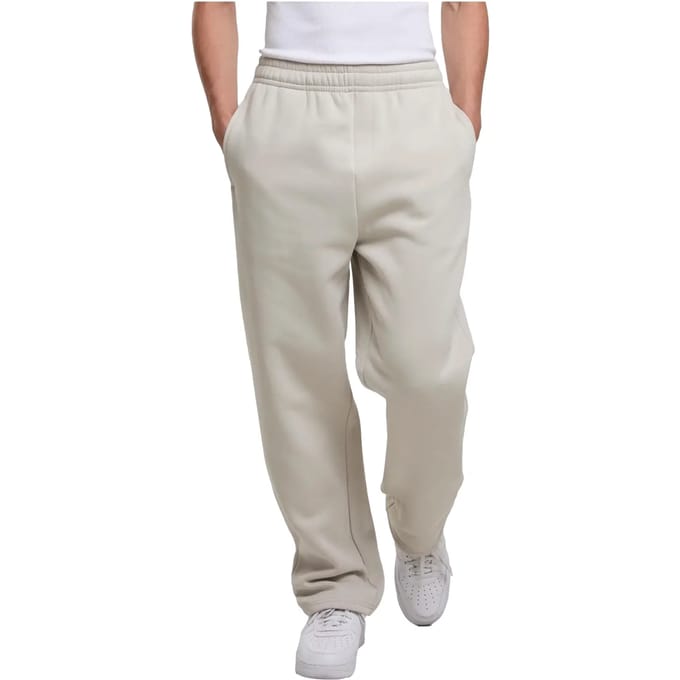 Urban Classics - Fluffy Heren joggingbroek - L - Grijs