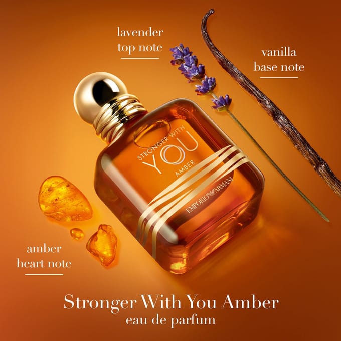 Armani Eau De Parfum Voor Mannen Armani - Stronger With You Amber Eau De Parfum Voor Mannen  - 100 ML