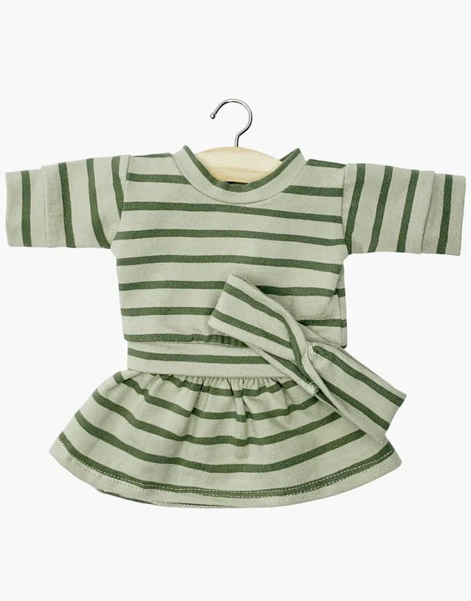 Minikane Poppenkleding Kledingset Liliane Groen 34 cm