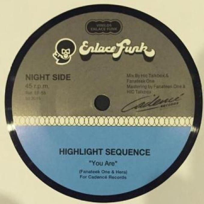 7-inch Plaat HIGHLIGHT SEQUENCE - Be My Man / You Are EF55 Vinilos Enlace 2015 Europa Soul/Funk