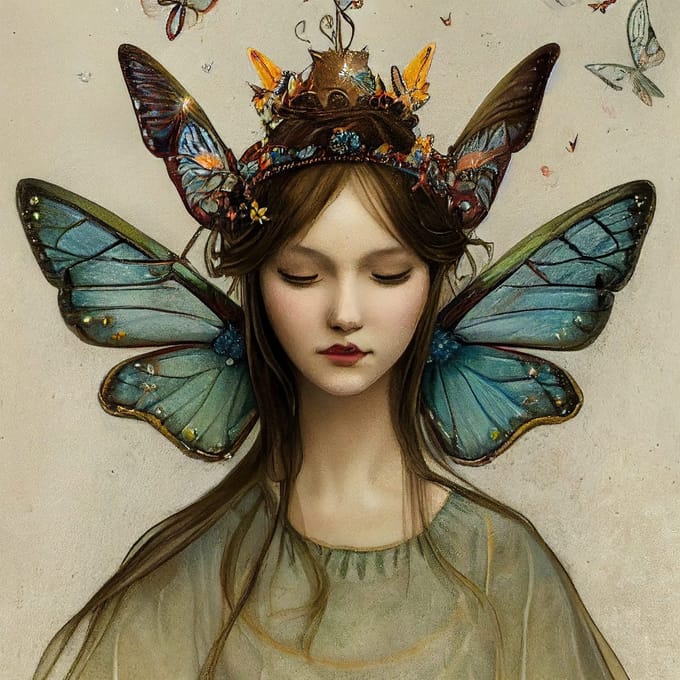 Fairy Princess - Mint by Michelle decoupage papier - A3