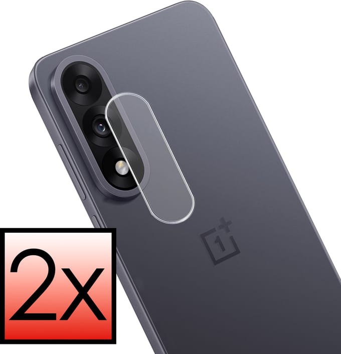 Camera Lens Protector - 2 Stuks - Geschikt voor OnePlus Nord 5 - Camera Screenprotector - Beschermglas - Gehard Glas - Tempered Glass - Screen Protector