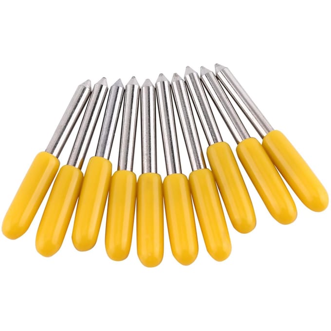 Couteau de découpeur traceur Lame en carbure cémenté Pour découpe de vinyle (60 degrés )