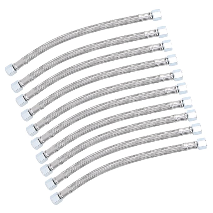 10pcs 14 x 1.5 Filetage Femelle Élément Compresseur d'Air Tuyau Frein Silencieux Sans Huile Tuyau de Ligne 40cm