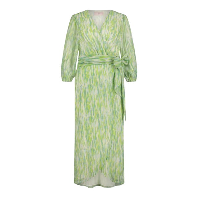 Freebird Blossom Midi Jurken Groen Blossom Midi