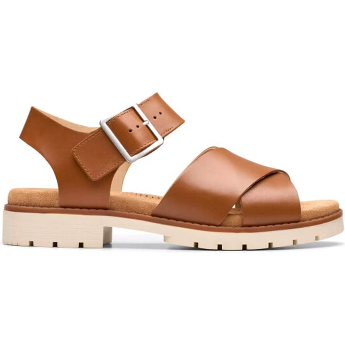Clarks Orinoco Cross - dames sandaal - Bruin - maat 35.5 (EU) 3 (UK)