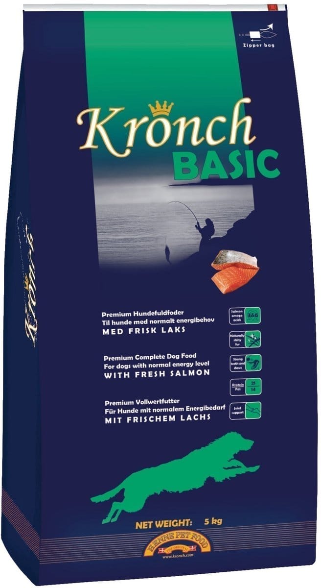 Kronch Basic Adult Hondenvoer | Zalm & Rijst | Volledig Voer